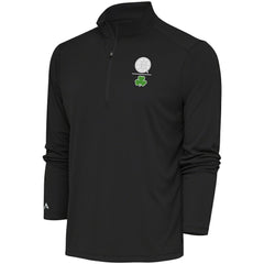 NHL Boston Bruins Antigua Shamrock Tribute Quarter-Zip Pullover Top