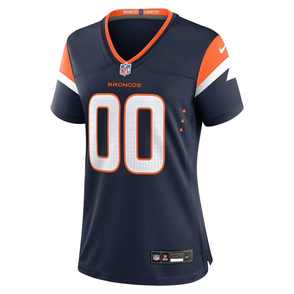 Women's Alternate Mile High Collection Custom Game Jersey - Denver Broncos Jerseys