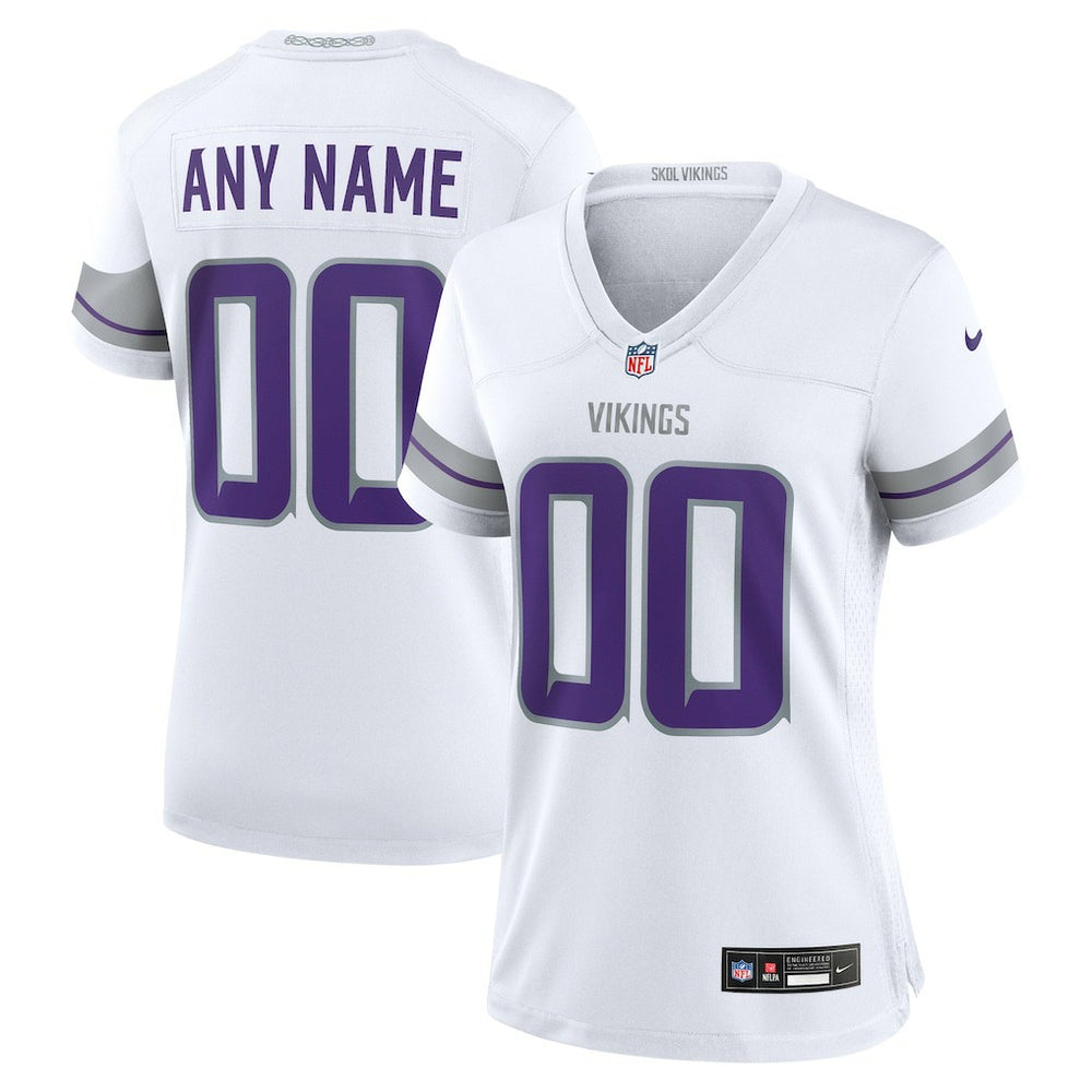 Women's Alternate Custom Game Jersey - Minnesota Vikings Jerseys