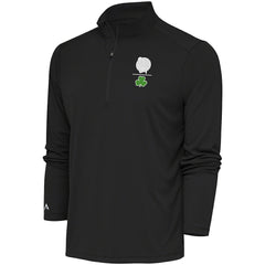 Boston Celtics Antigua Shamrock Tribute Quarter-Zip Pullover Top