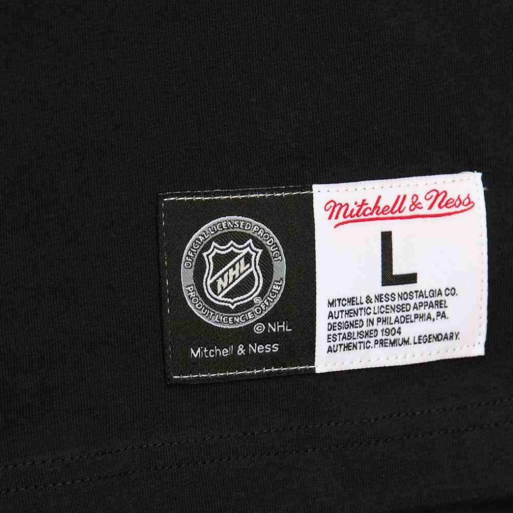 NHL Mario Lemieux Pittsburgh Penguins Mitchell & Ness Premium Nickname Vintage Logo T-Shirt