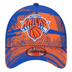 New Era New York Knicks Tip Off A-Frame Trucker 9FORTY Adjustable Hat