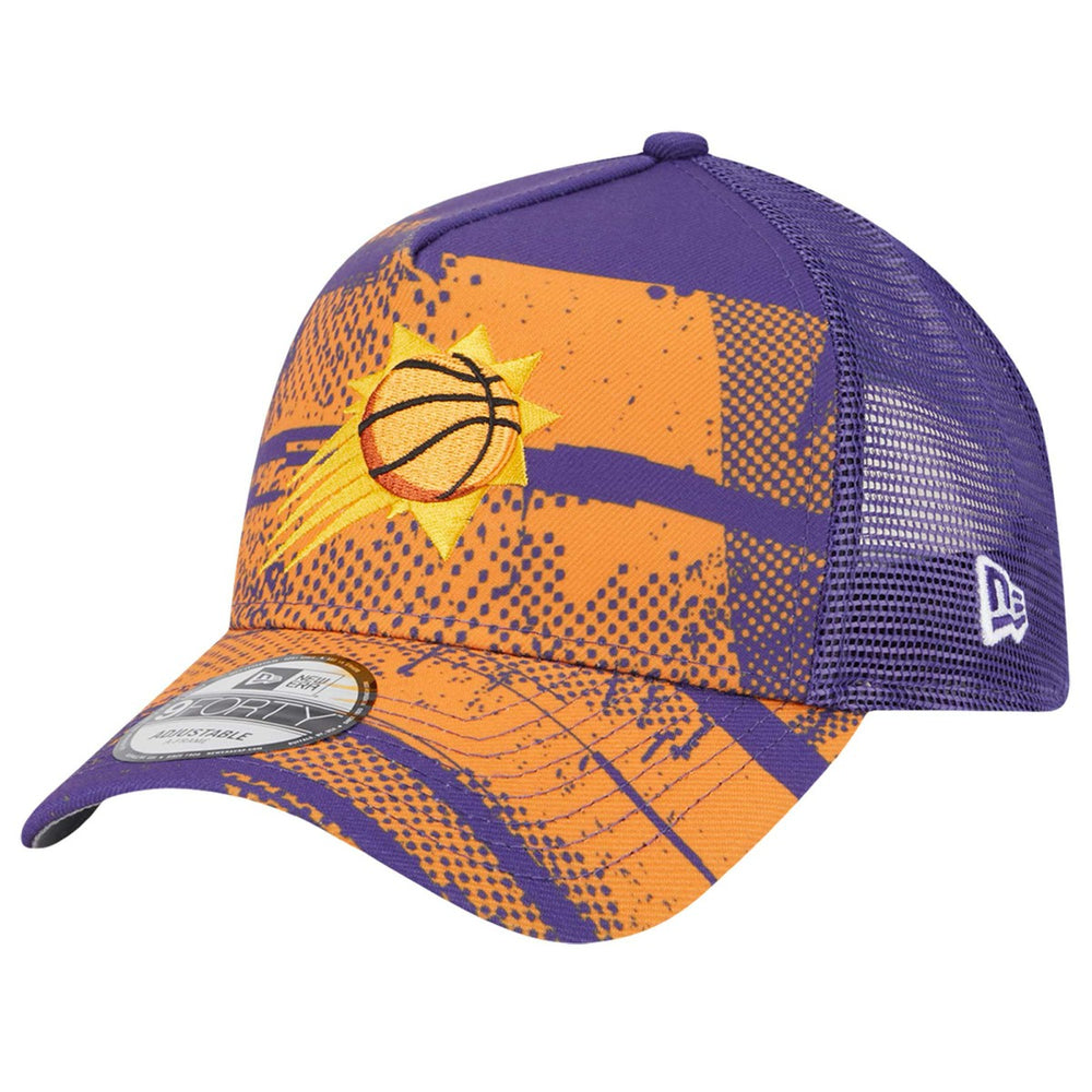 New Era Phoenix Suns Tip Off A-Frame Trucker 9FORTY Adjustable Hat