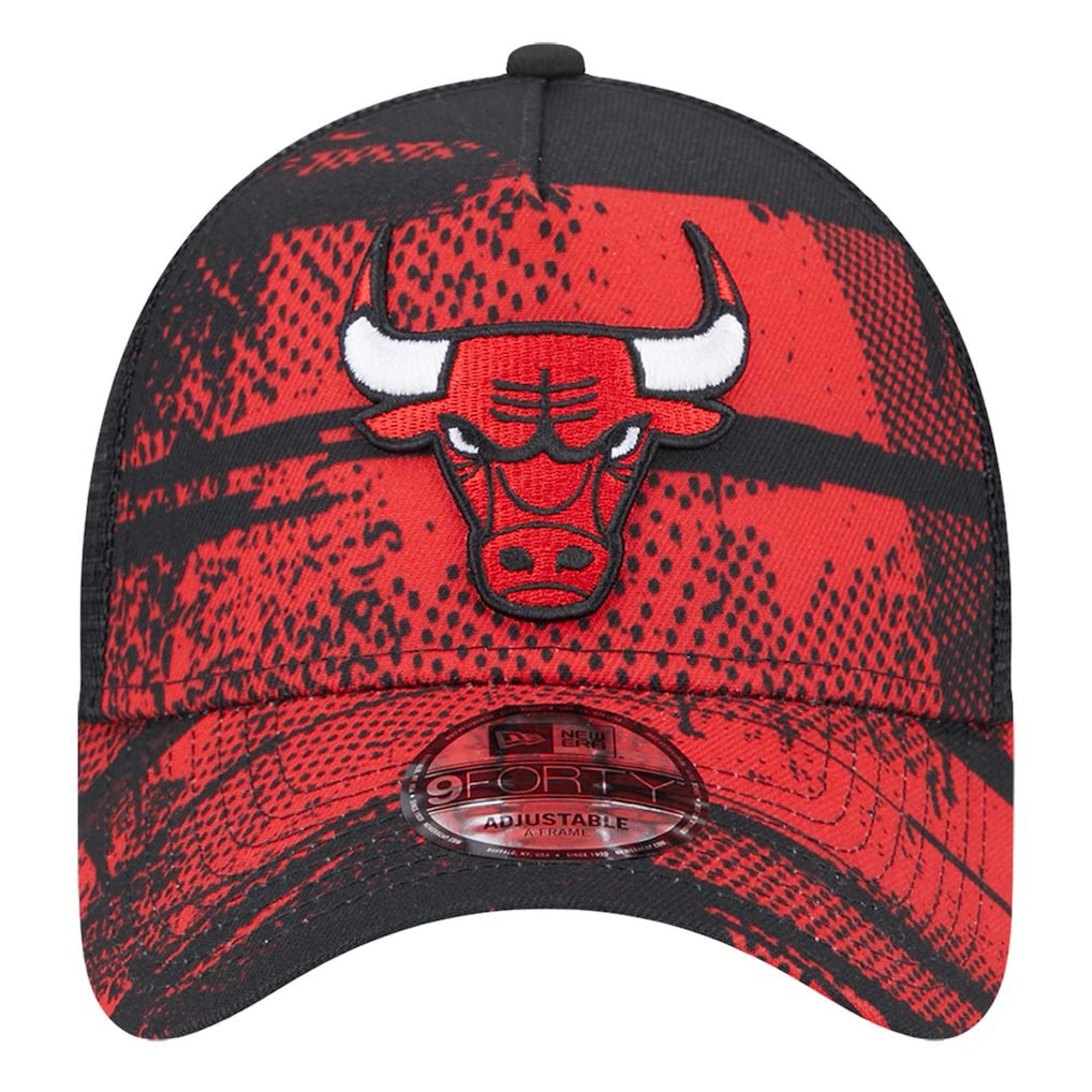 New Era Chicago Bulls Tip Off A-Frame Trucker 9FORTY Adjustable Hat