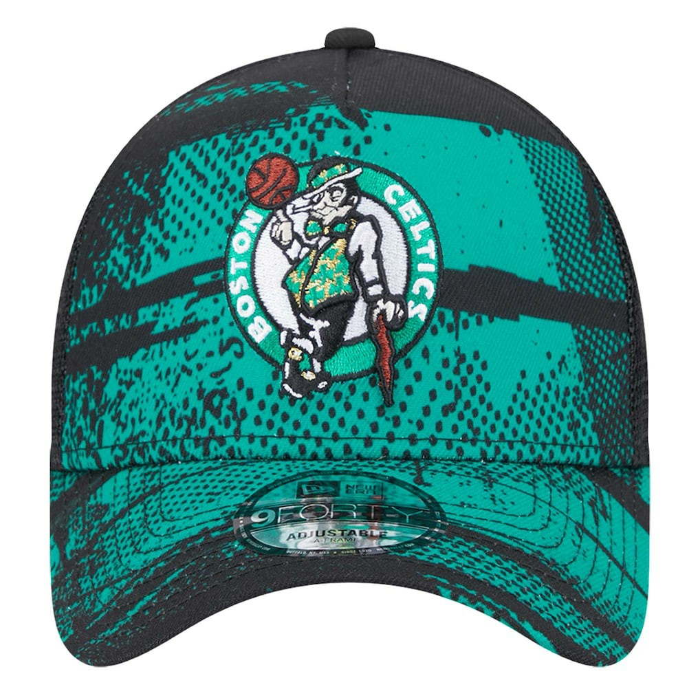 New Era Boston Celtics Tip Off A-Frame Trucker 9FORTY Adjustable Hat
