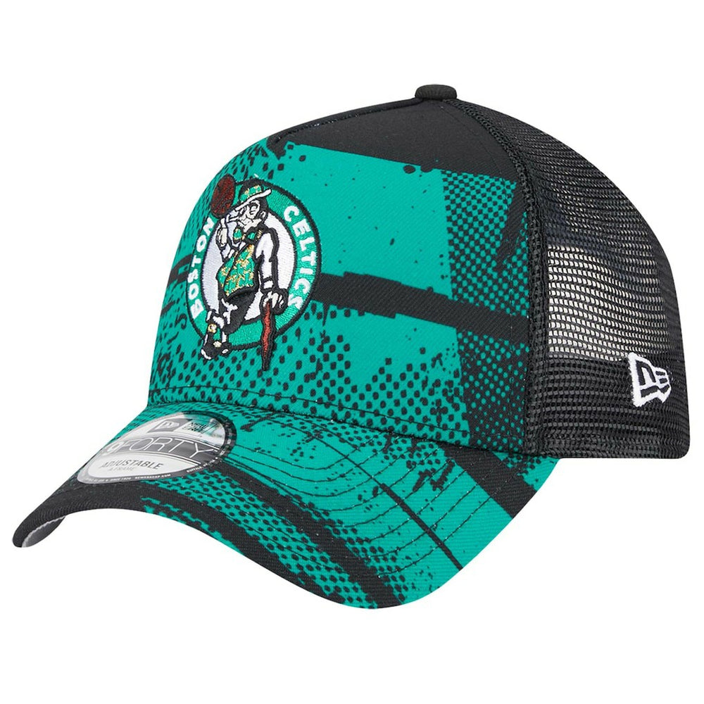 New Era Boston Celtics Tip Off A-Frame Trucker 9FORTY Adjustable Hat