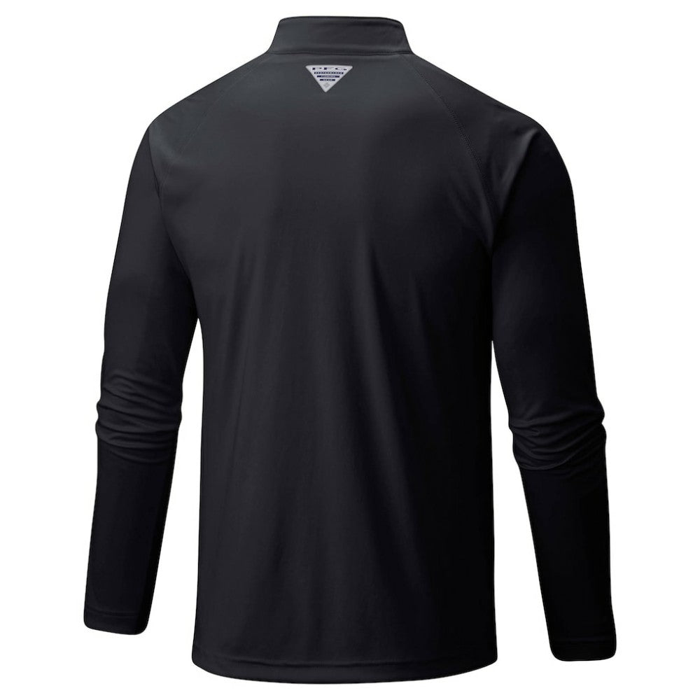 Black Baltimore Orioles Columbia Terminal Tackle Omni-Shade Raglan Quarter-Zip Pullover Top