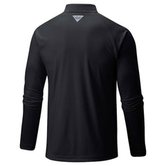 Black Baltimore Orioles Columbia Terminal Tackle Omni-Shade Raglan Quarter-Zip Pullover Top
