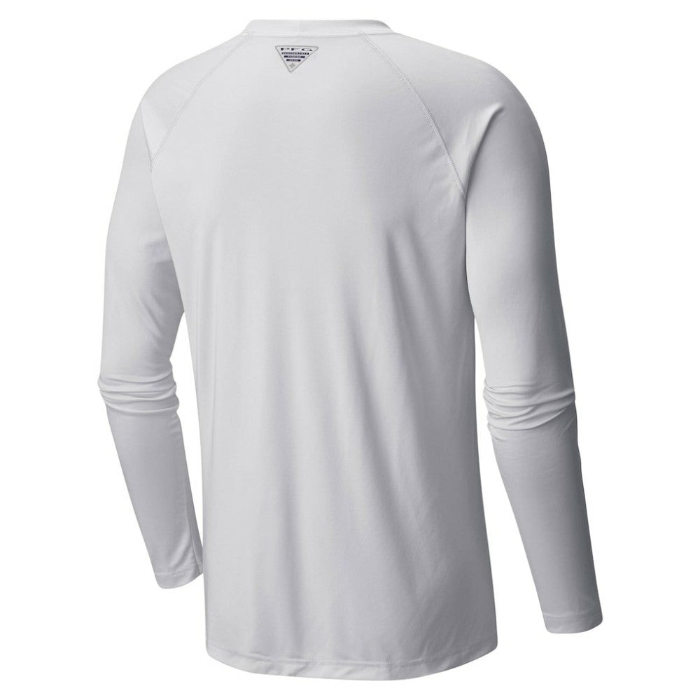 White Detroit Tigers Columbia Terminal Tackle Long Sleeve T-Shirt