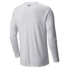 White Detroit Tigers Columbia Terminal Tackle Long Sleeve T-Shirt