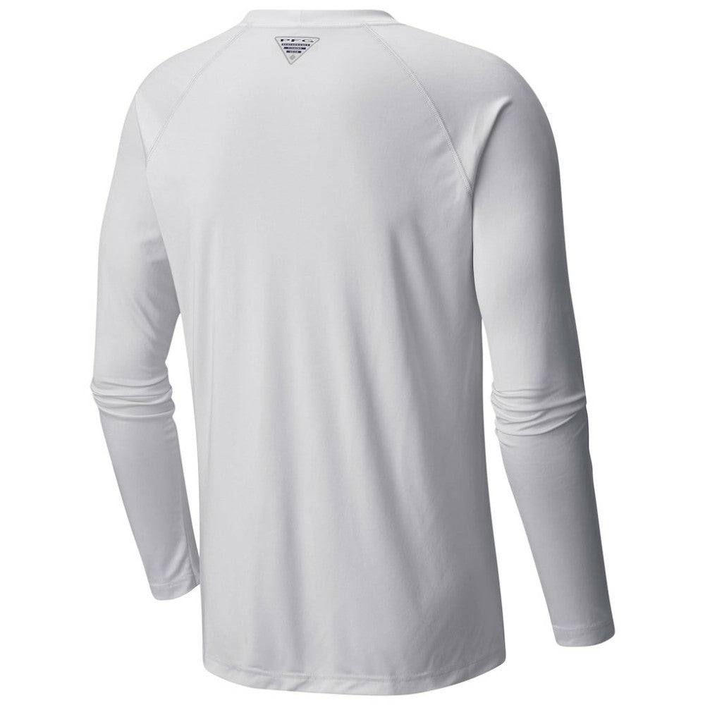 White Tampa Bay Rays Columbia Terminal Tackle Long Sleeve T-Shirt