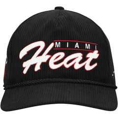 47 brand Miami Heat '47 Double Header Sidepatch Cord Hitch Adjustable Hat
