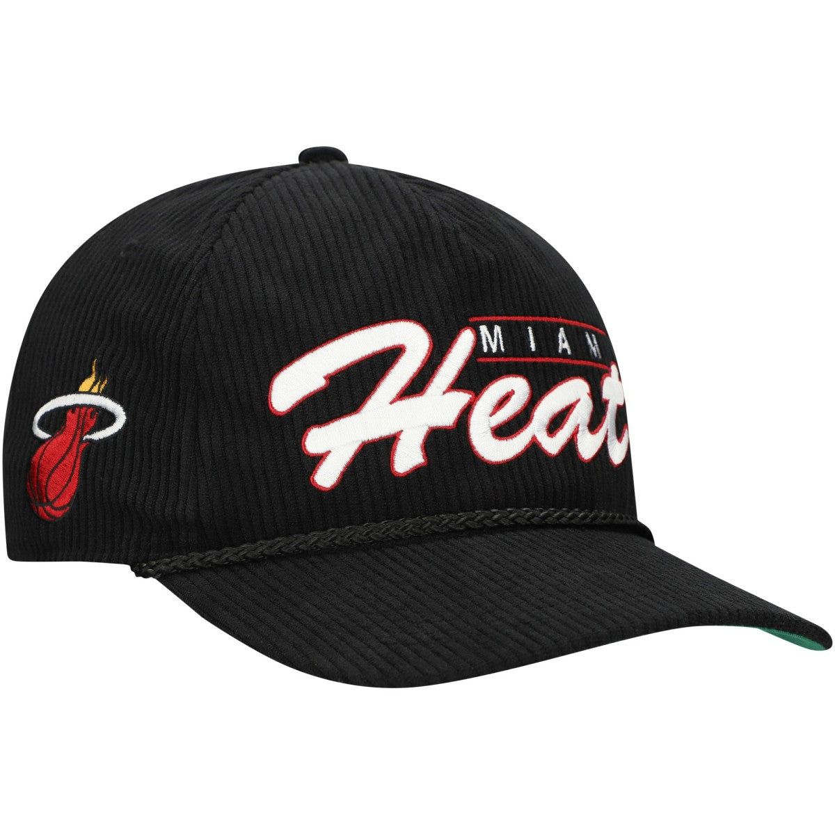 47 brand Miami Heat '47 Double Header Sidepatch Cord Hitch Adjustable Hat