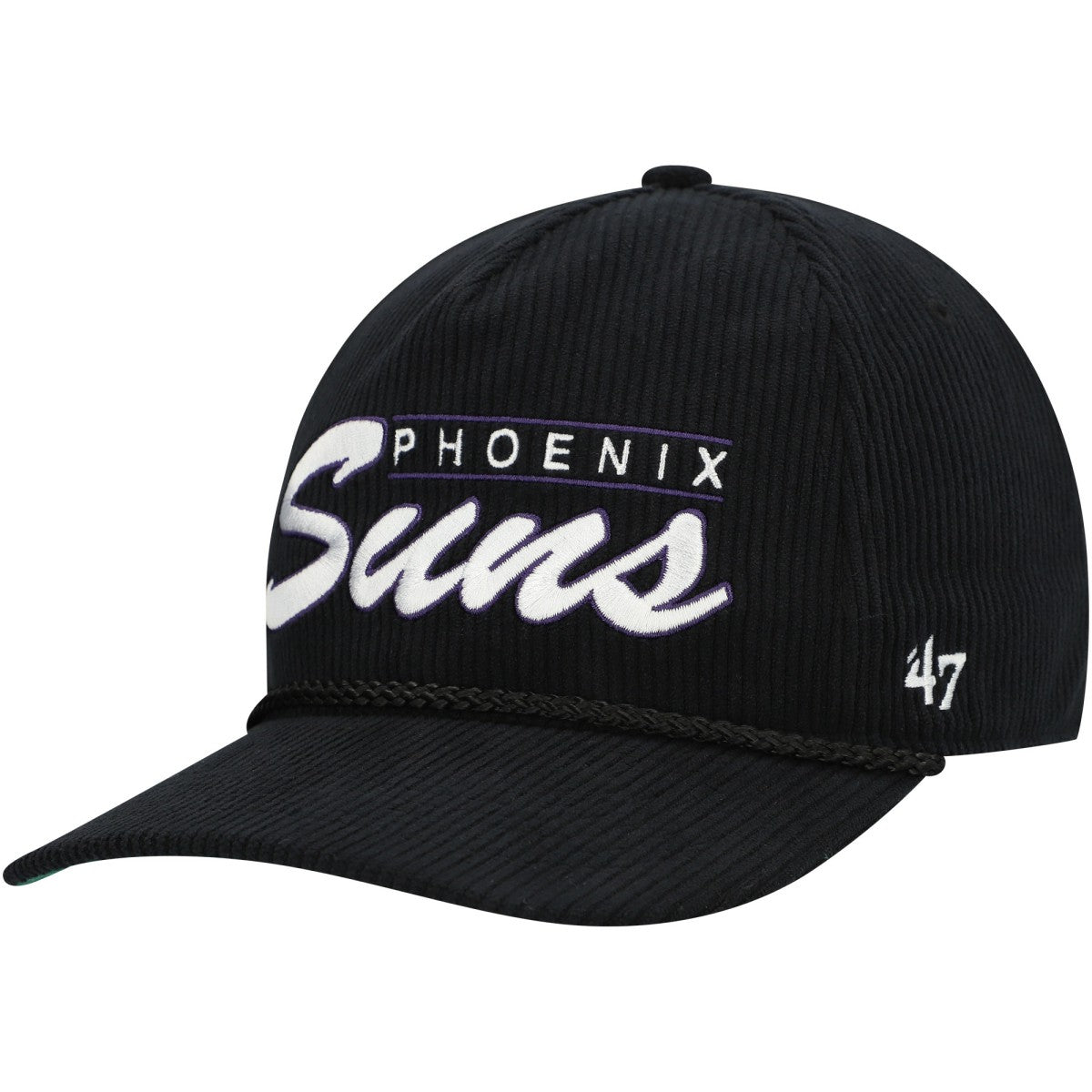 47 brand Phoenix Suns '47 Double Header Sidepatch Cord Hitch Adjustable Hat