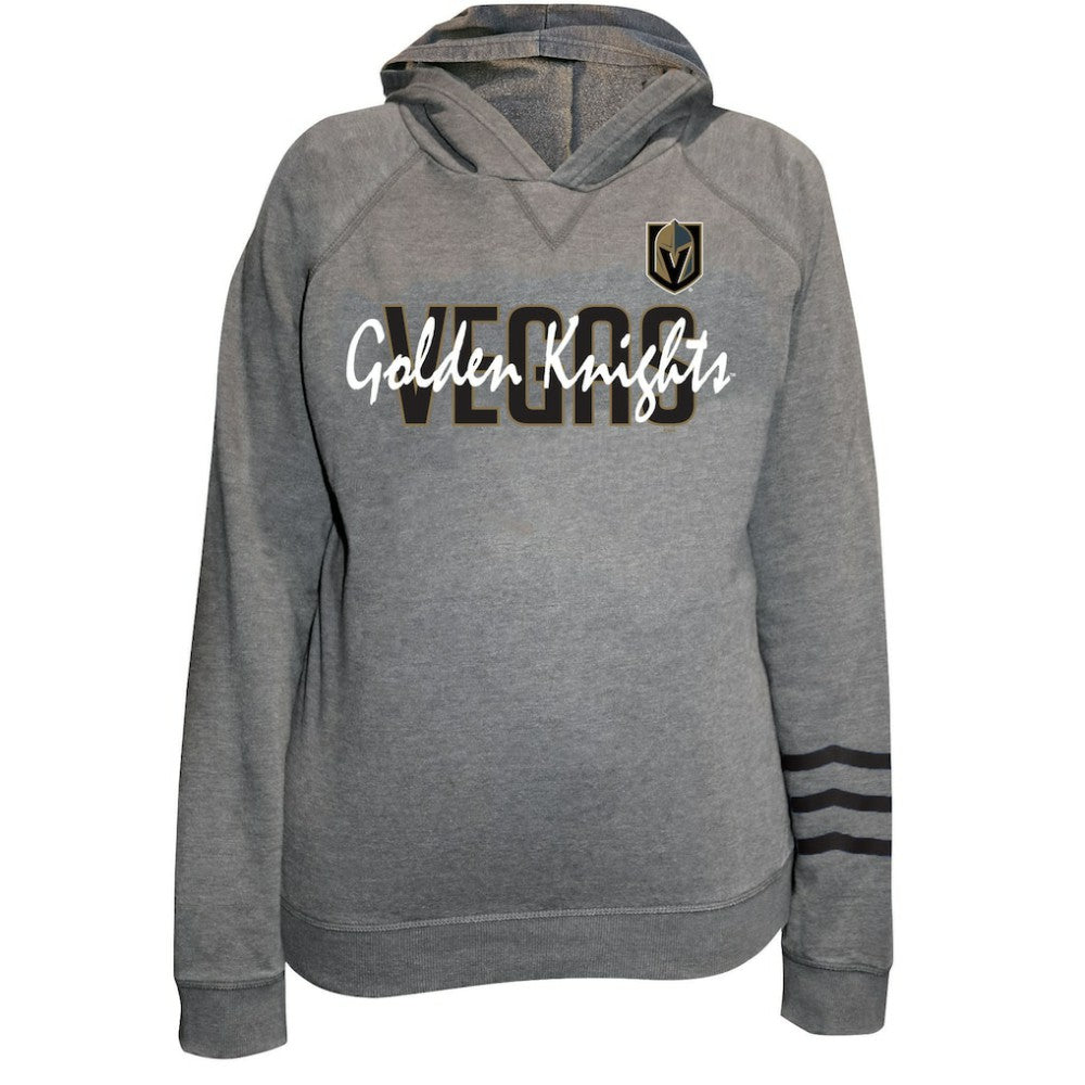NHL Vegas Golden Knights Fanatics Women's Plus Size Lightweight Fleece Raglan Pullover Hoodie