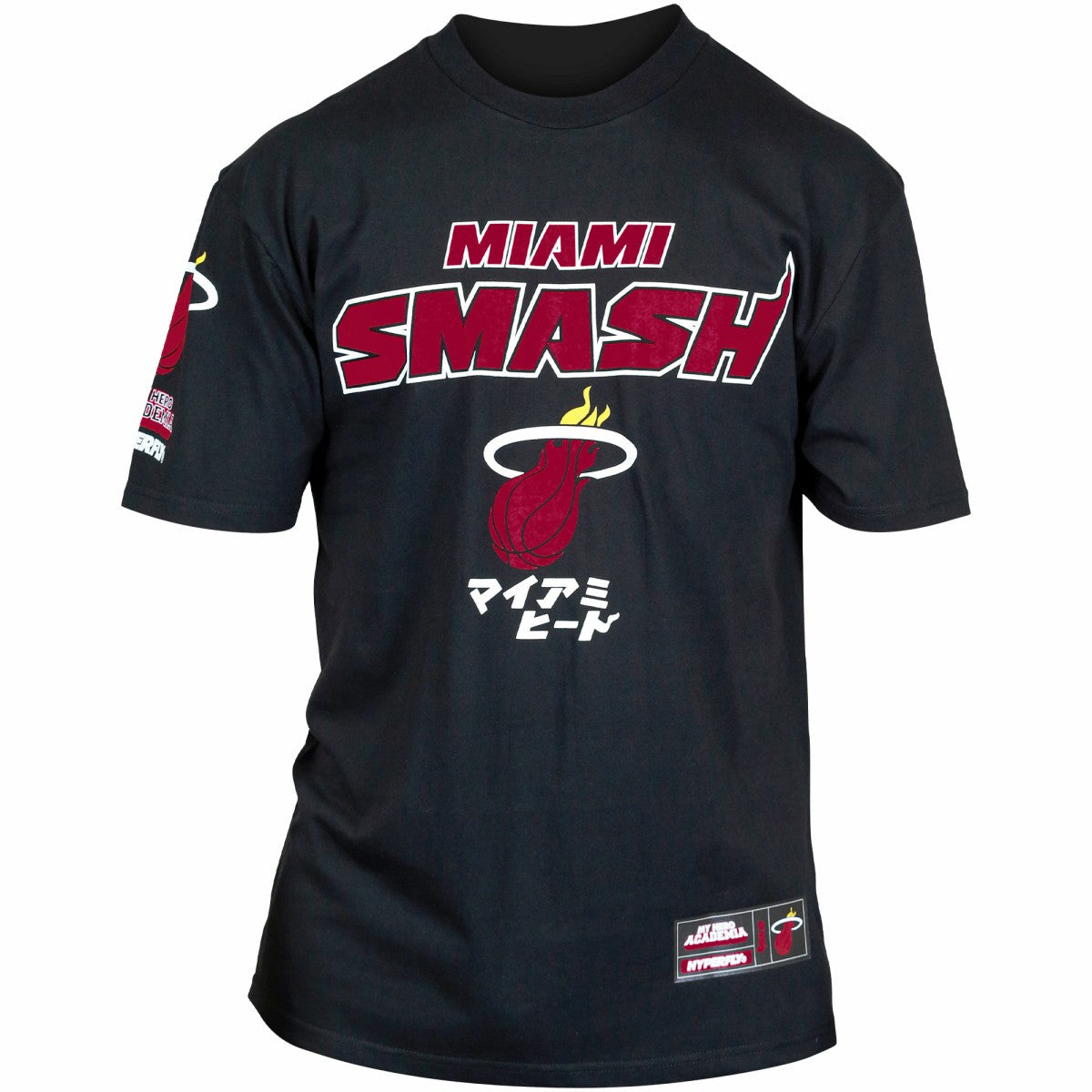 Miami Heat Hyperfly Unisex NBA x My Hero Academia All Might Smash T-Shirt