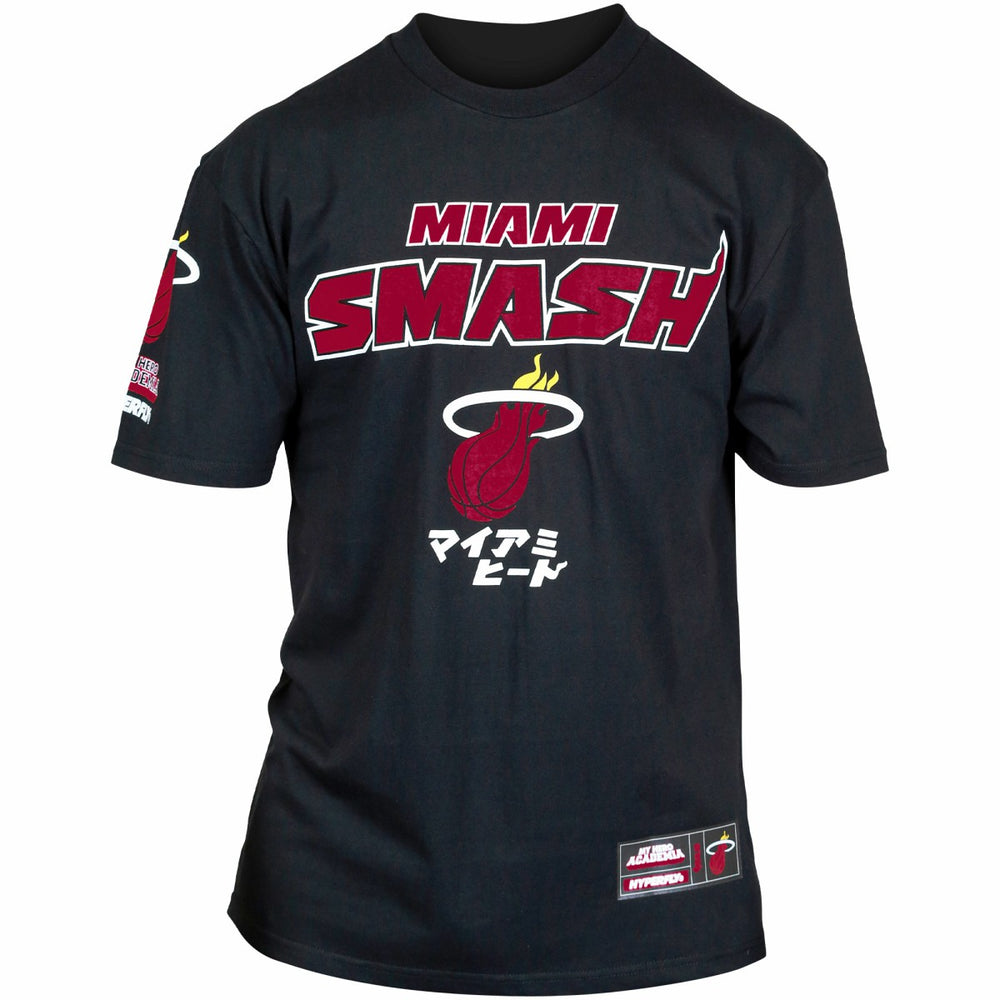 Miami Heat Hyperfly Unisex NBA x My Hero Academia All Might Smash T-Shirt