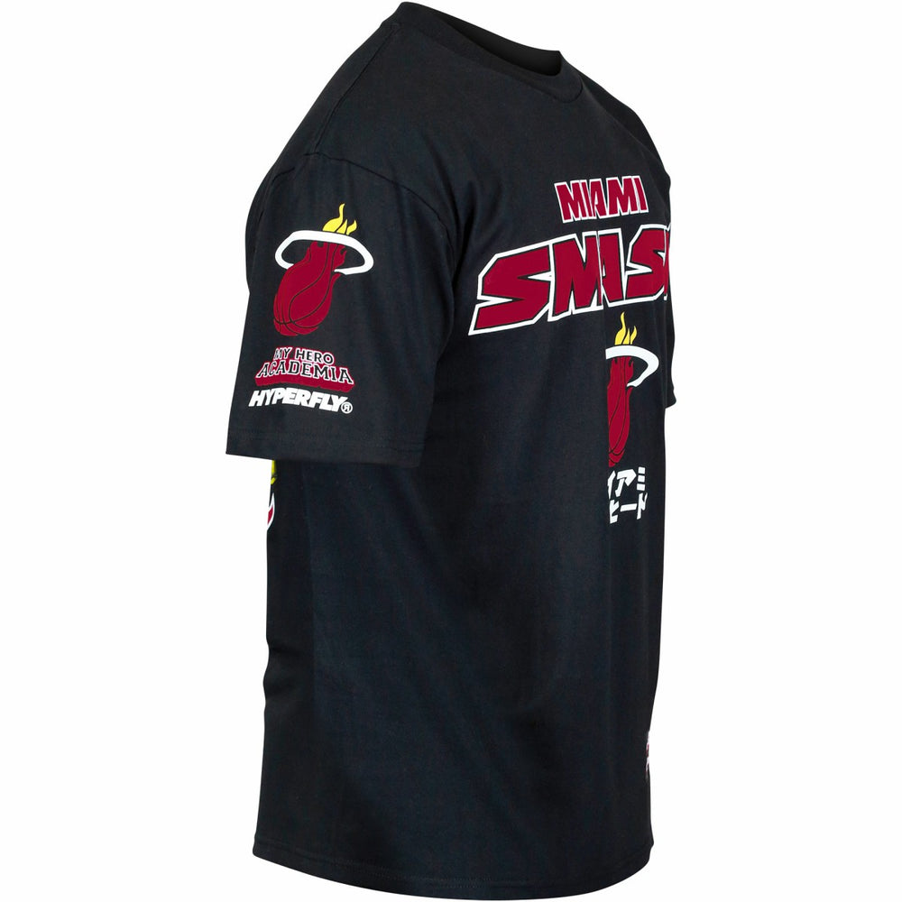 Miami Heat Hyperfly Unisex NBA x My Hero Academia All Might Smash T-Shirt