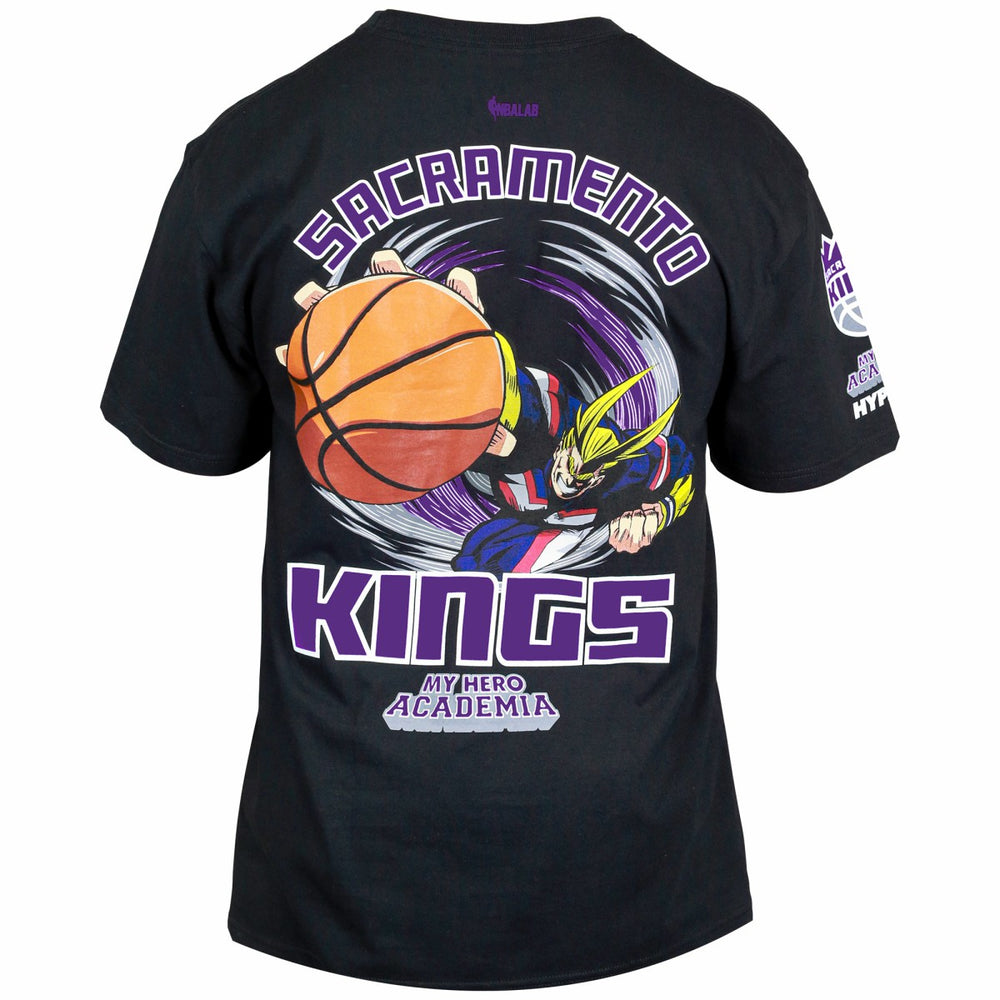Sacramento Kings Hyperfly Unisex NBA x My Hero Academia All Might Smash T-Shirt