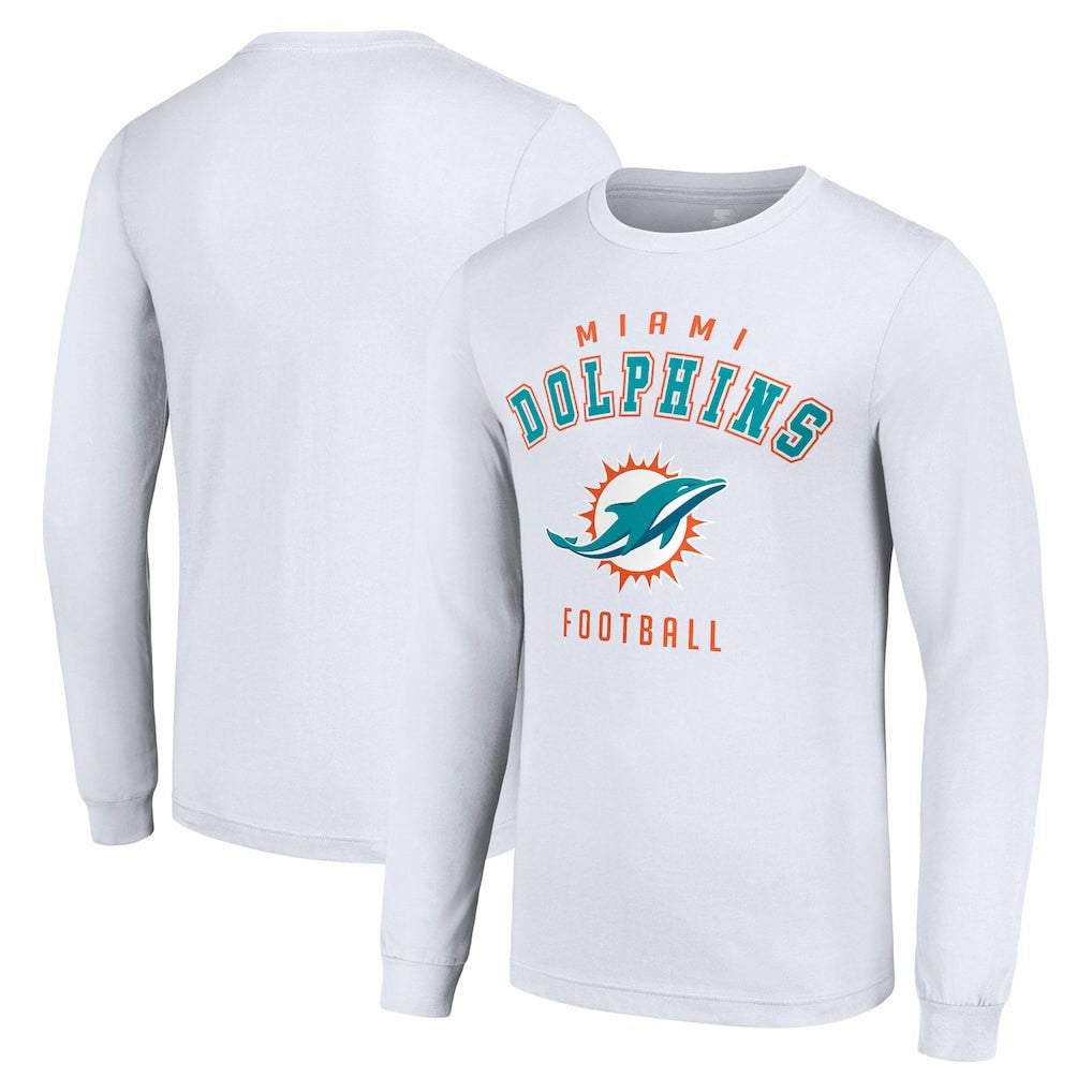 Starter Long Sleeve T-Shirt - Miami Dolphins T-shirts