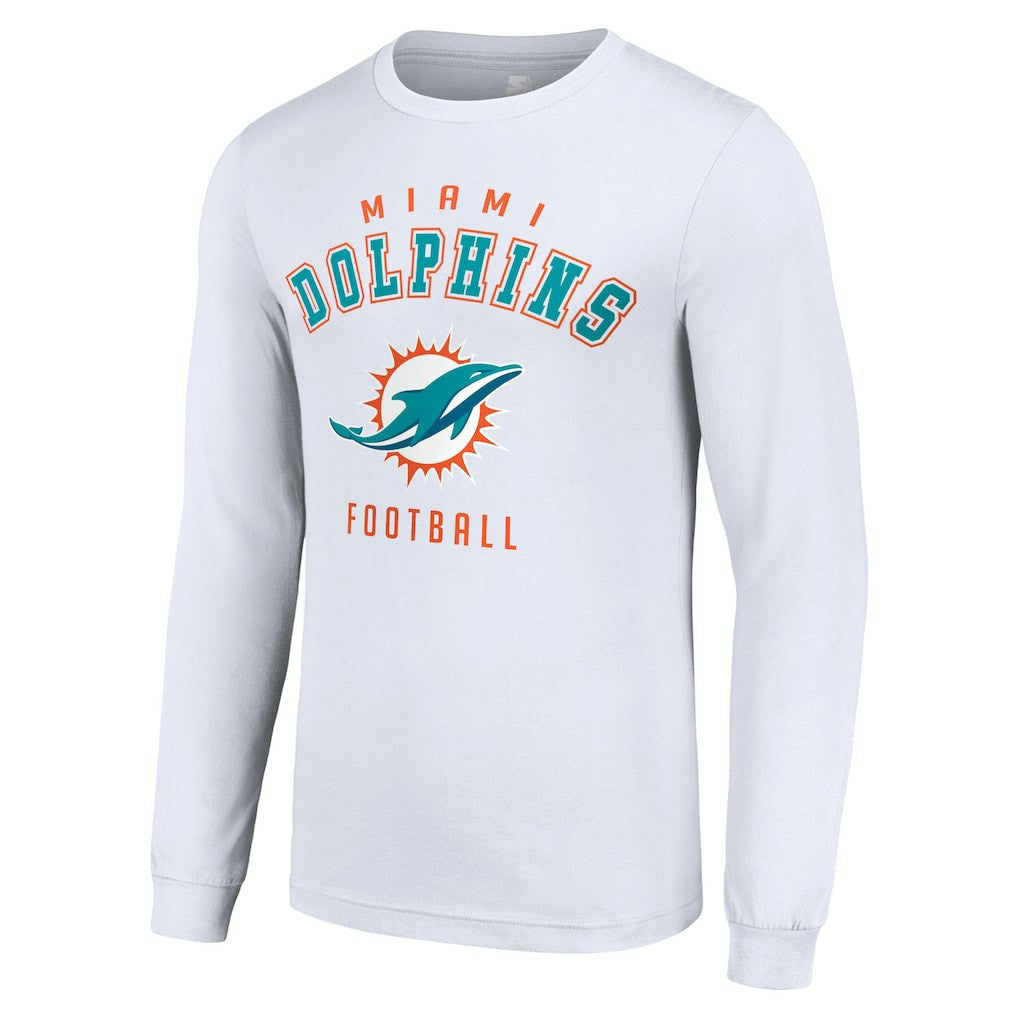 Starter Long Sleeve T-Shirt - Miami Dolphins T-shirts