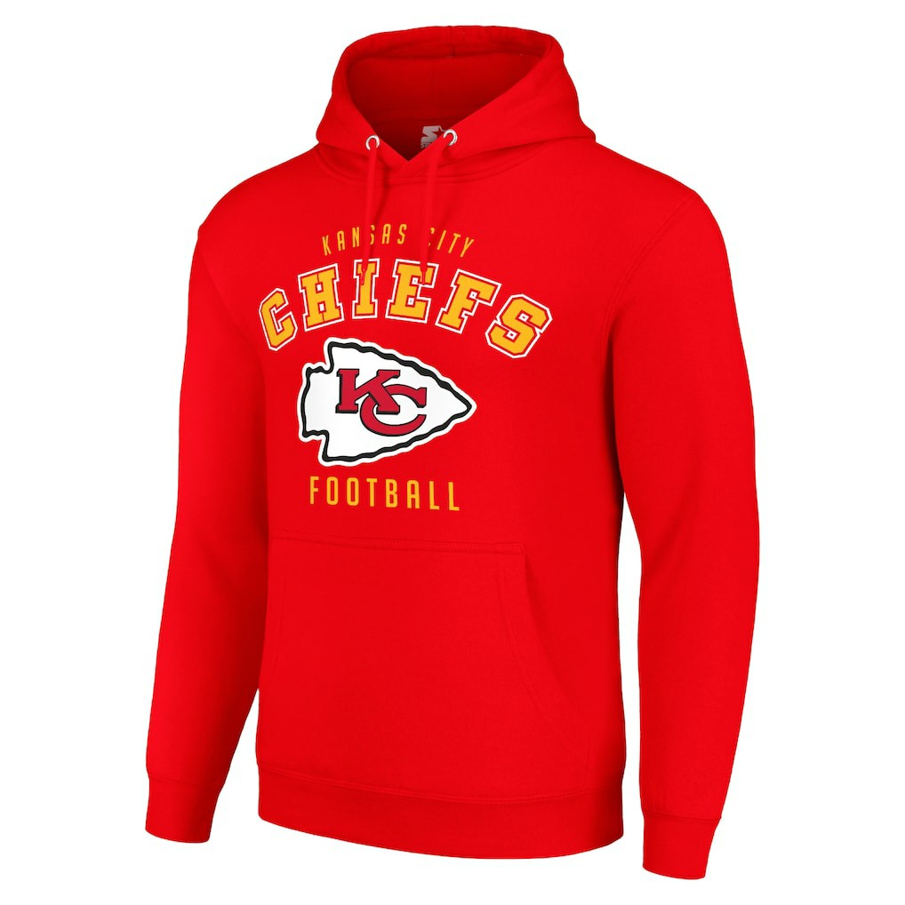 Starter Unisex Logo Pullover Hoodie - Kansas City Chiefs Hoodies
