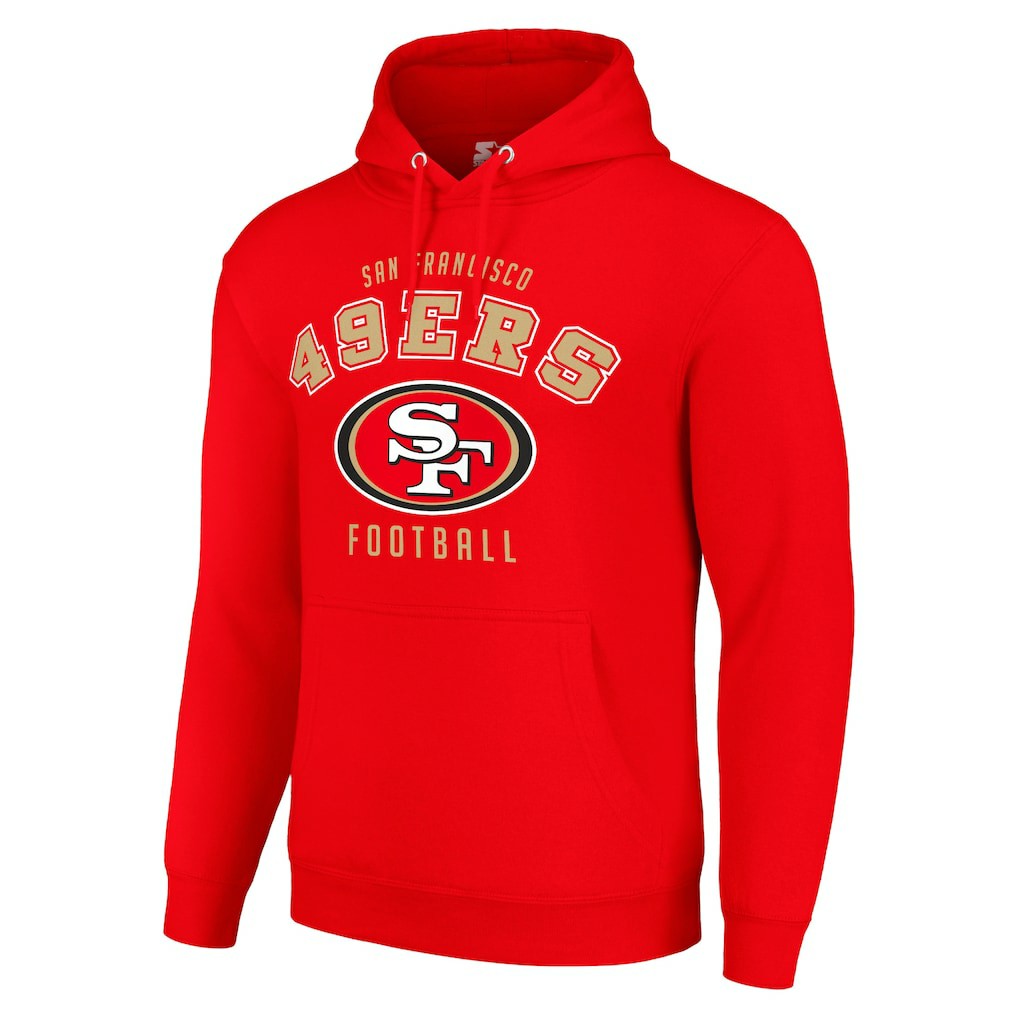 Starter Unisex Logo Pullover Hoodie - San Francisco 49ers Hoodies