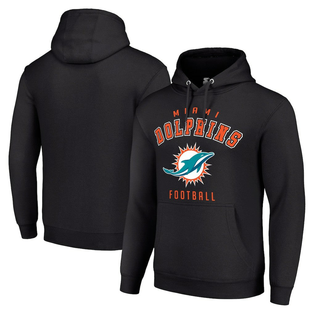 Starter Unisex Logo Pullover Hoodie - Miami Dolphins Hoodies