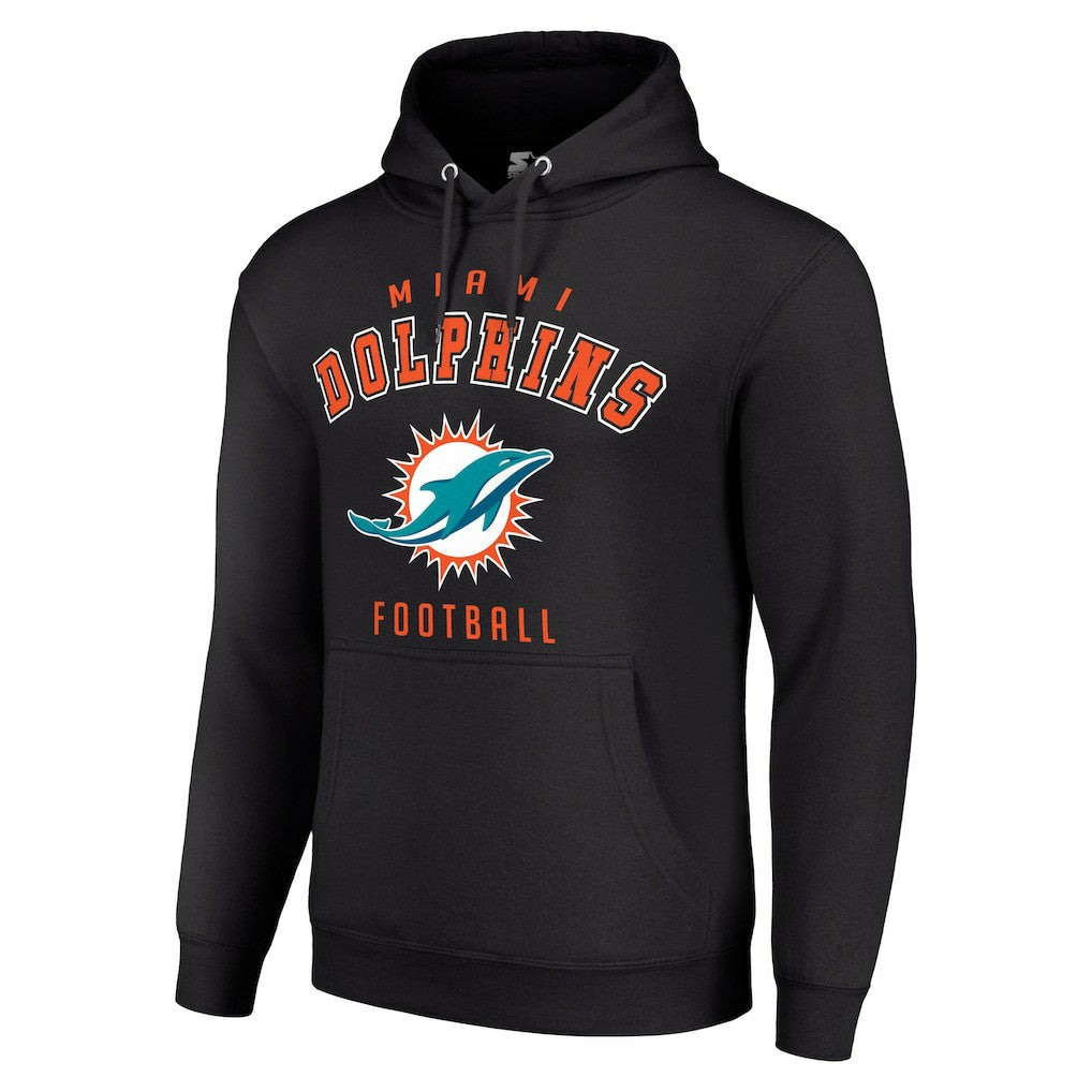 Starter Unisex Logo Pullover Hoodie - Miami Dolphins Hoodies