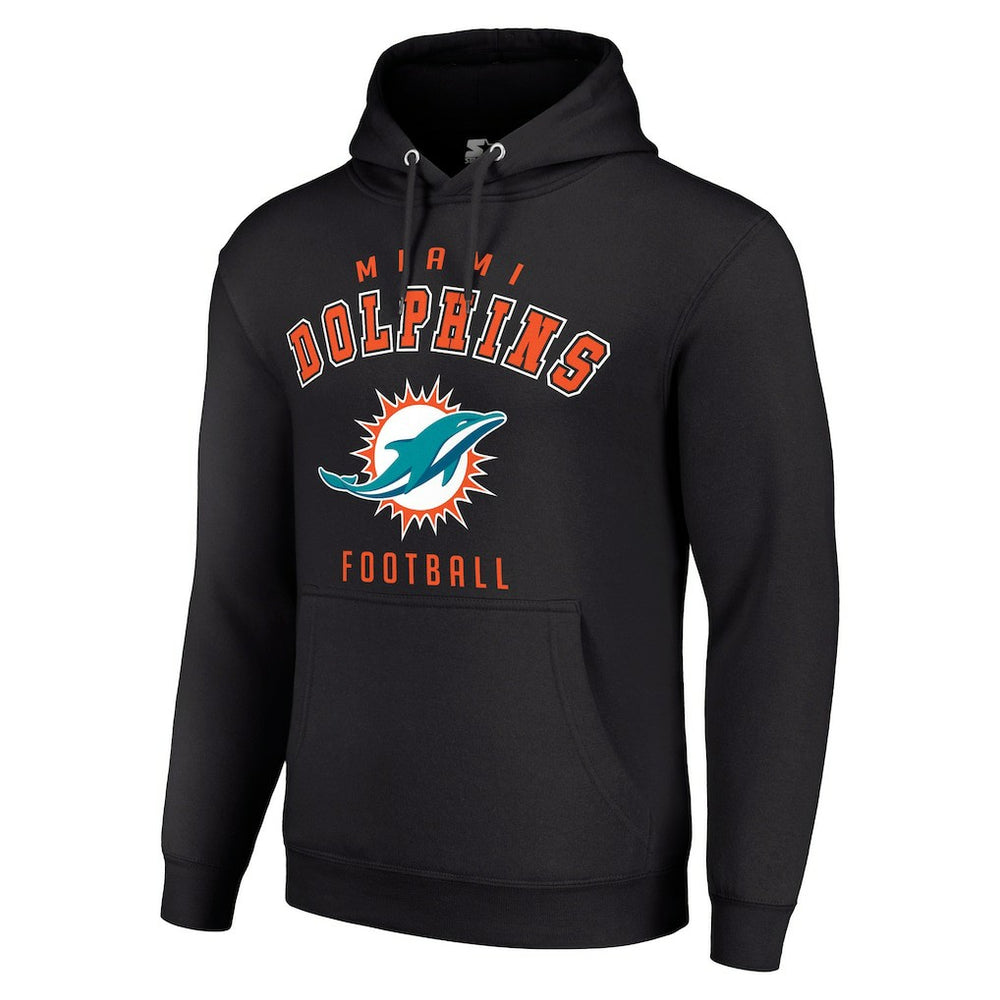 Starter Unisex Logo Pullover Hoodie - Miami Dolphins Hoodies