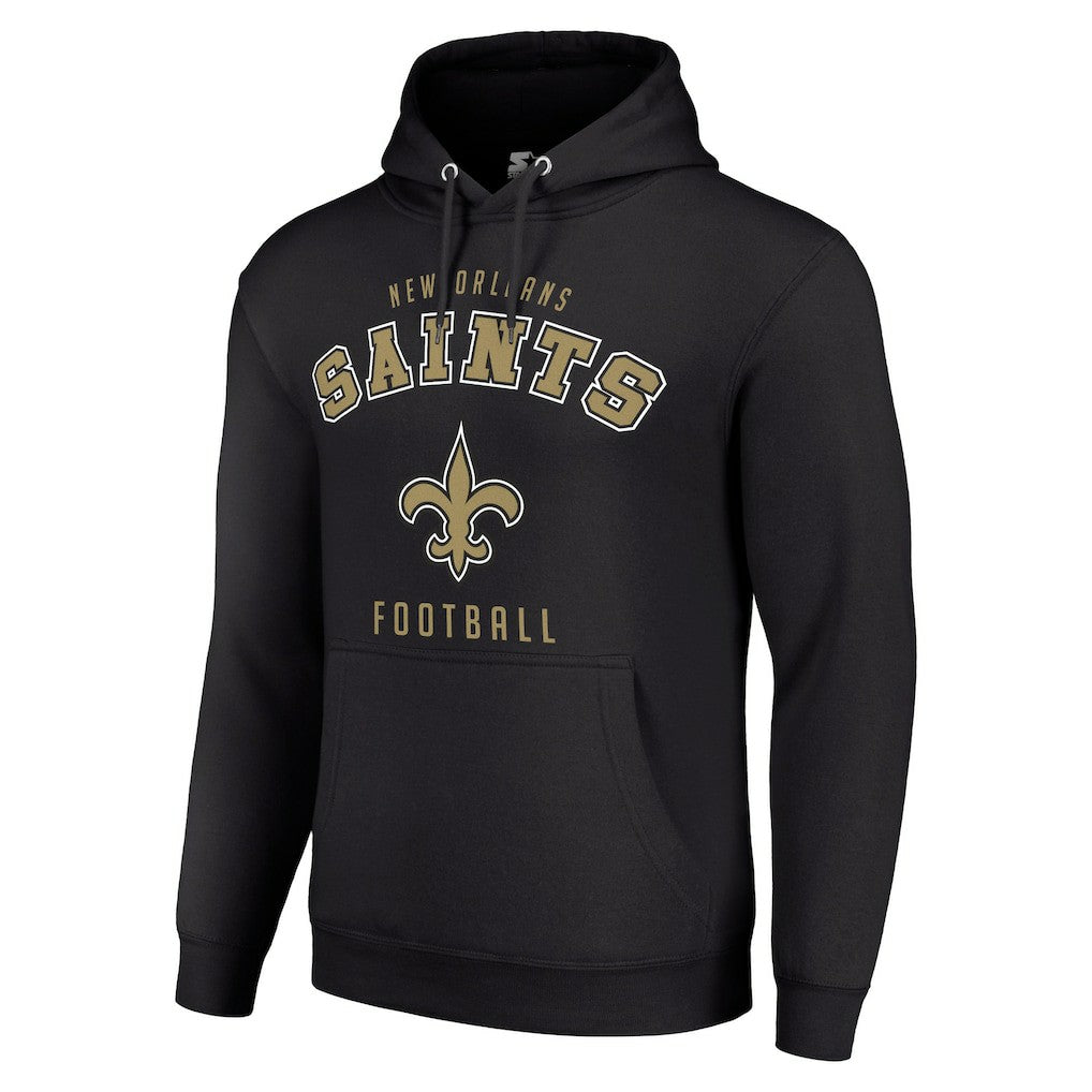 Starter Unisex Logo Pullover Hoodie - New Orleans Saints Hoodies