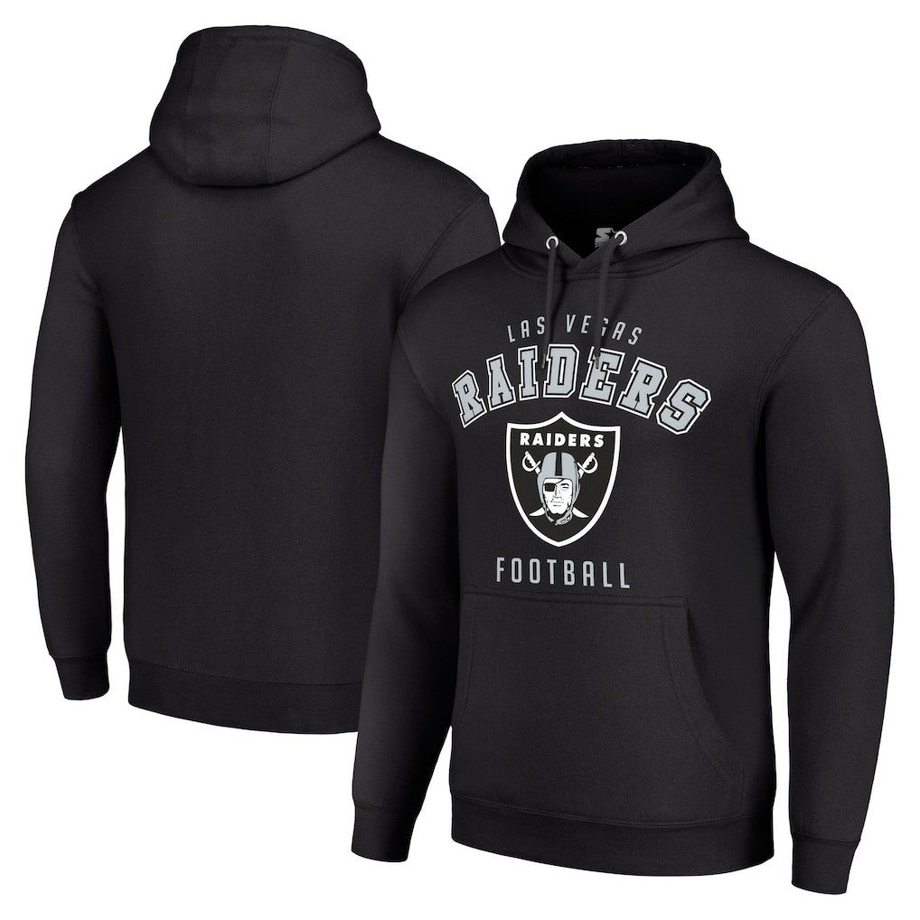 Starter Unisex Logo Pullover Hoodie - Las Vegas Raiders Hoodies