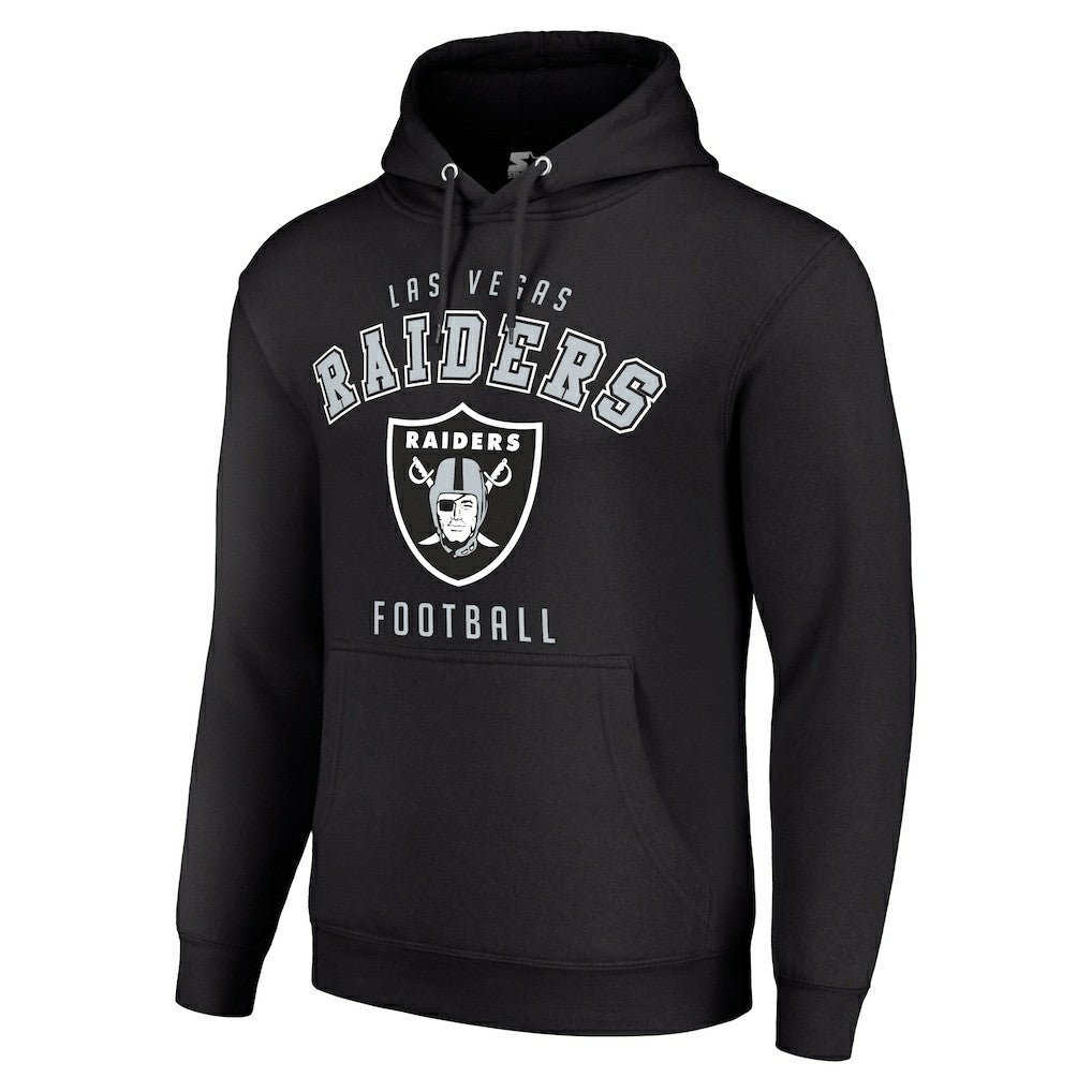 Starter Unisex Logo Pullover Hoodie - Las Vegas Raiders Hoodies