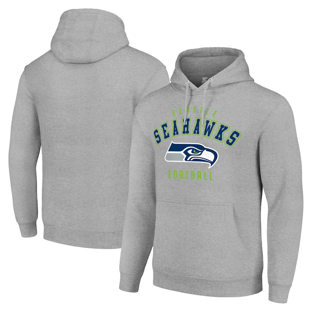 Starter Unisex Logo Pullover Hoodie - Seattle Seahawks Hoodies