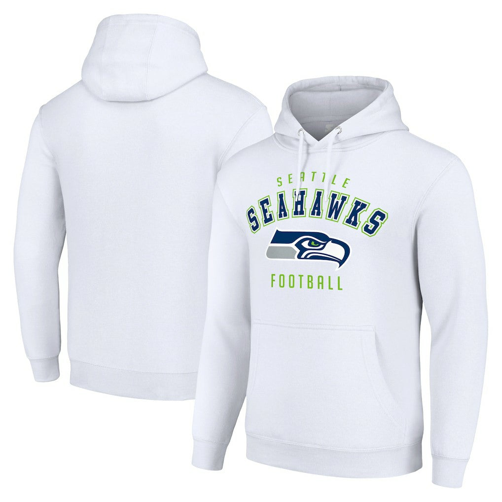 Starter Unisex Logo Pullover Hoodie - Seattle Seahawks Hoodies