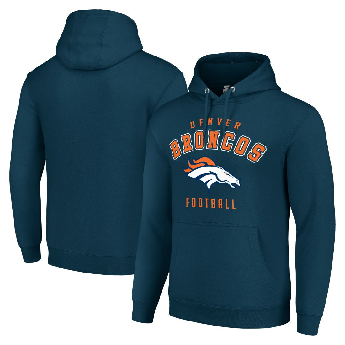 Starter Unisex Logo Pullover Hoodie - Denver Broncos Hoodies