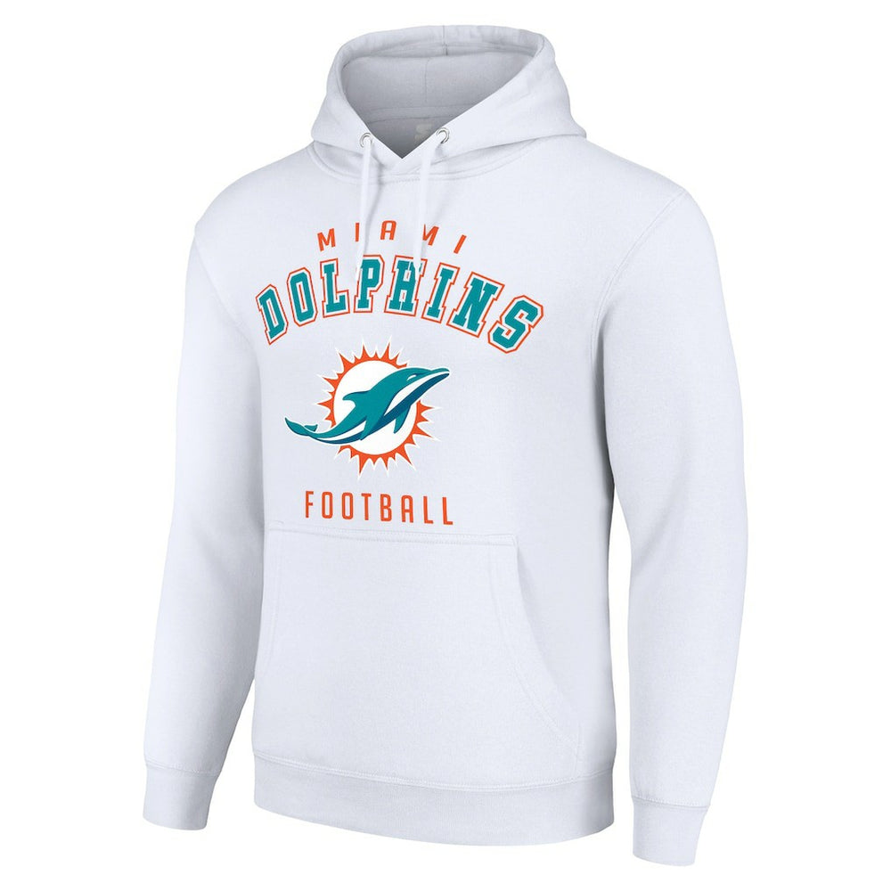 Starter Unisex Logo Pullover Hoodie - Miami Dolphins Hoodies