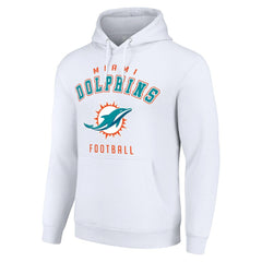 Starter Unisex Logo Pullover Hoodie - Miami Dolphins Hoodies