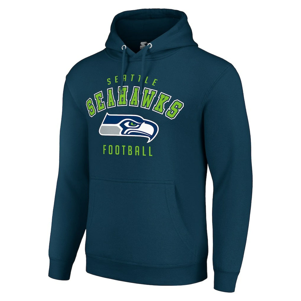 Starter Unisex Logo Pullover Hoodie - Seattle Seahawks Hoodies