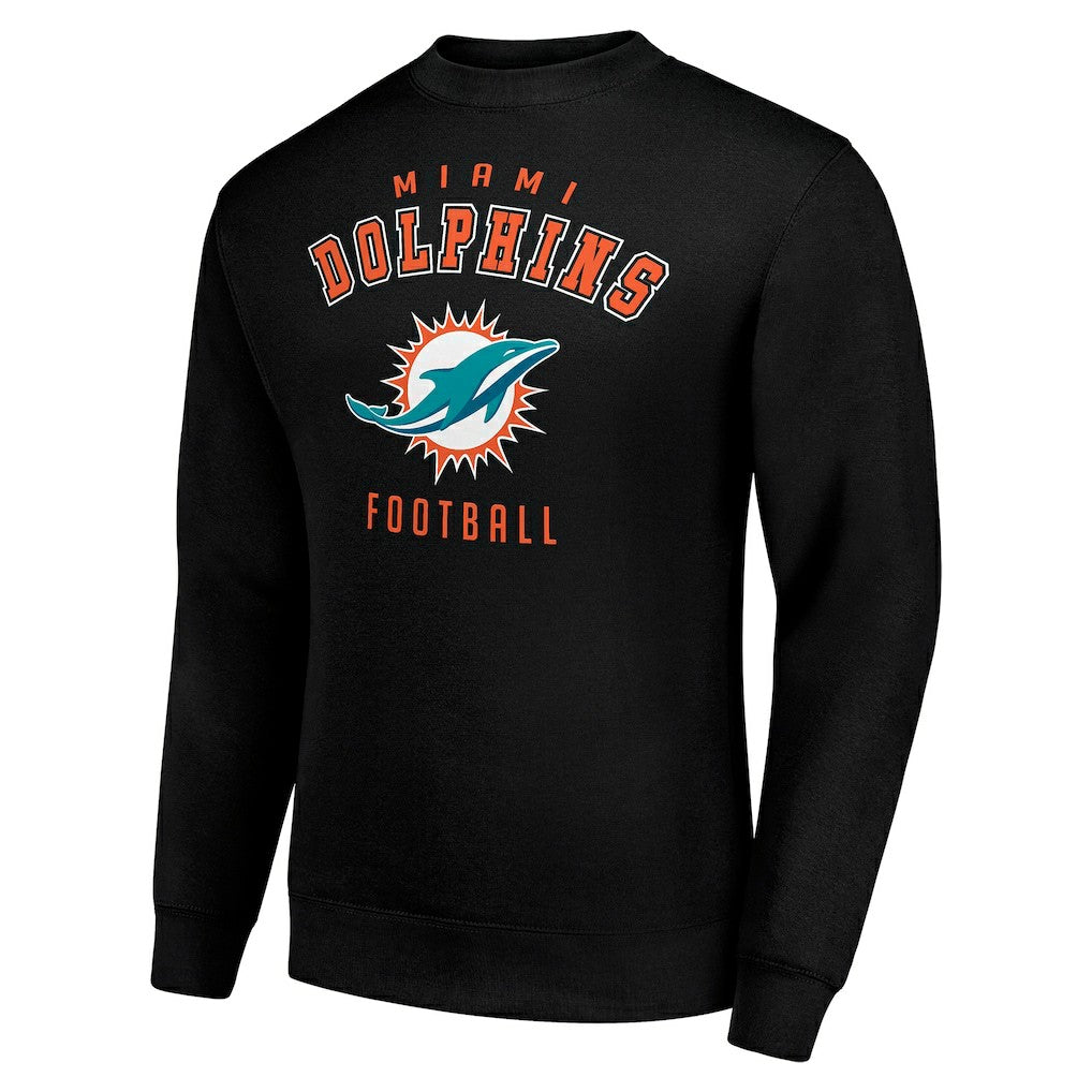Starter Team Logo Pullover Sweatshirt - Miami Dolphins Pullover
