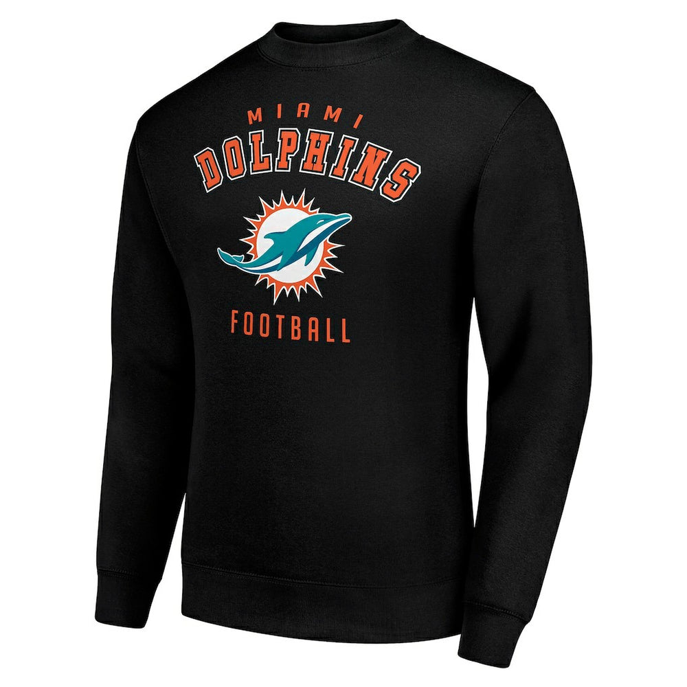 Starter Team Logo Pullover Sweatshirt - Miami Dolphins Pullover