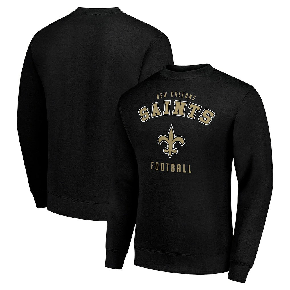 Starter Team Logo Pullover Sweatshirt - New Orleans Saints Pullover