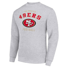 Starter Team Logo Pullover Sweatshirt - San Francisco 49ers Pullover