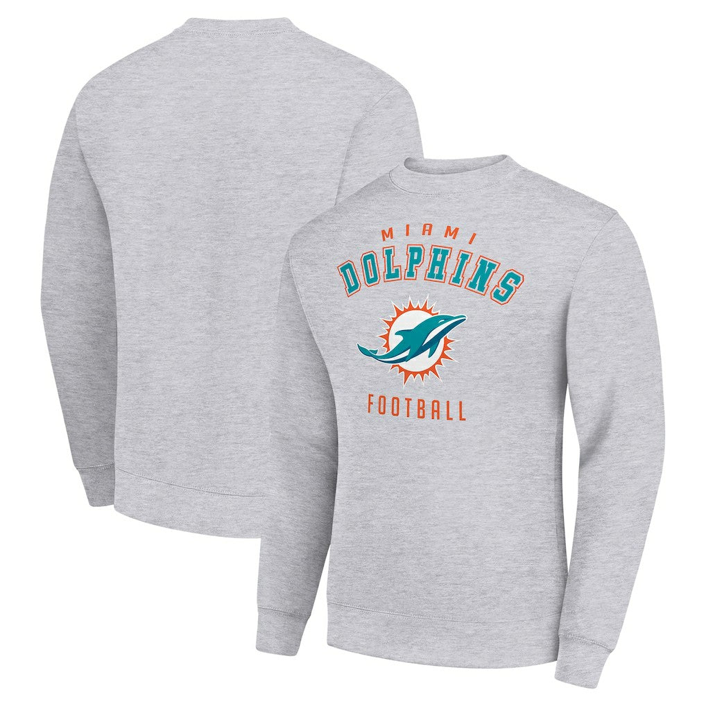 Starter Team Logo Pullover Sweatshirt - Miami Dolphins Pullover