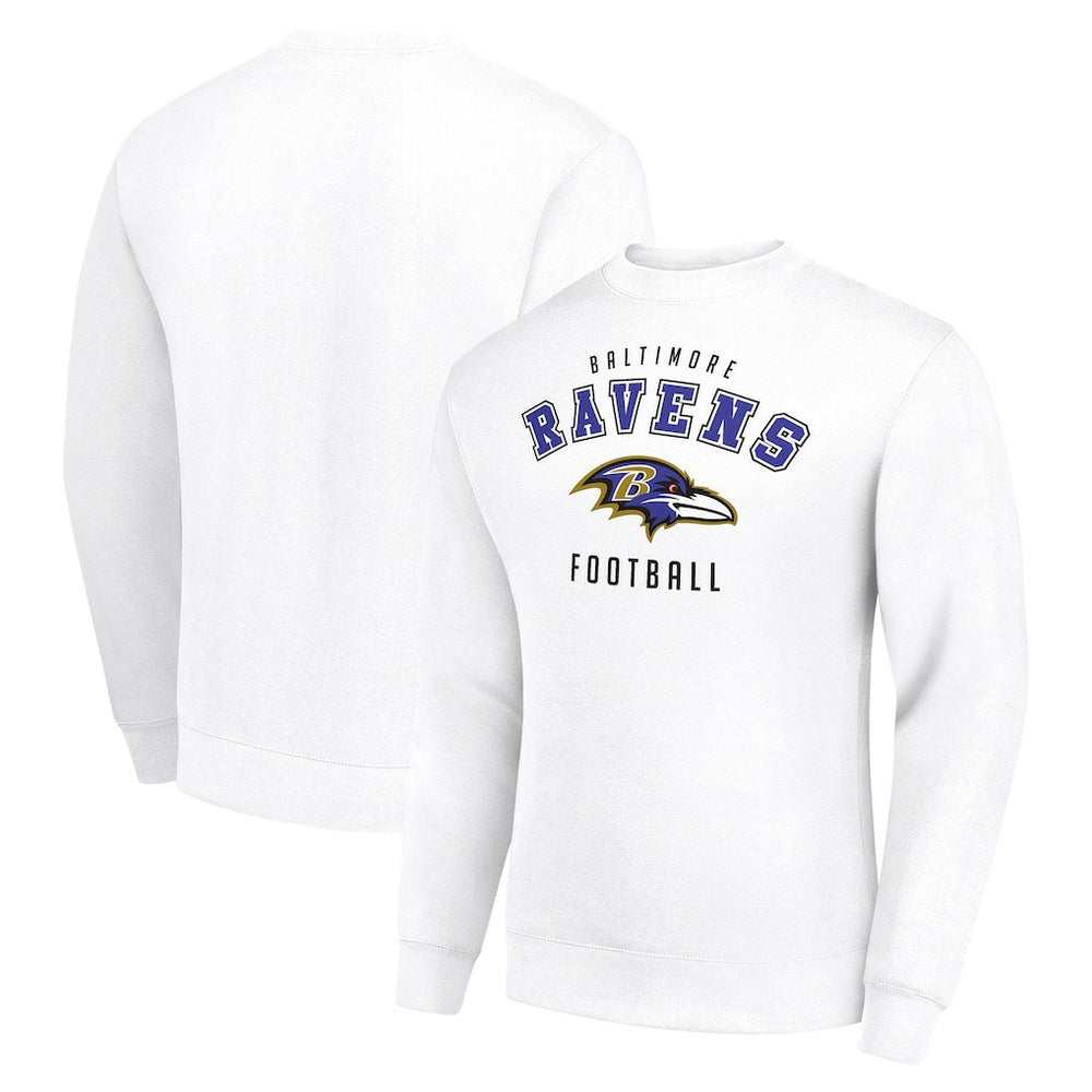 Starter Team Logo Pullover Sweatshirt - Baltimore Ravens Pullover