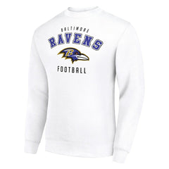 Starter Team Logo Pullover Sweatshirt - Baltimore Ravens Pullover