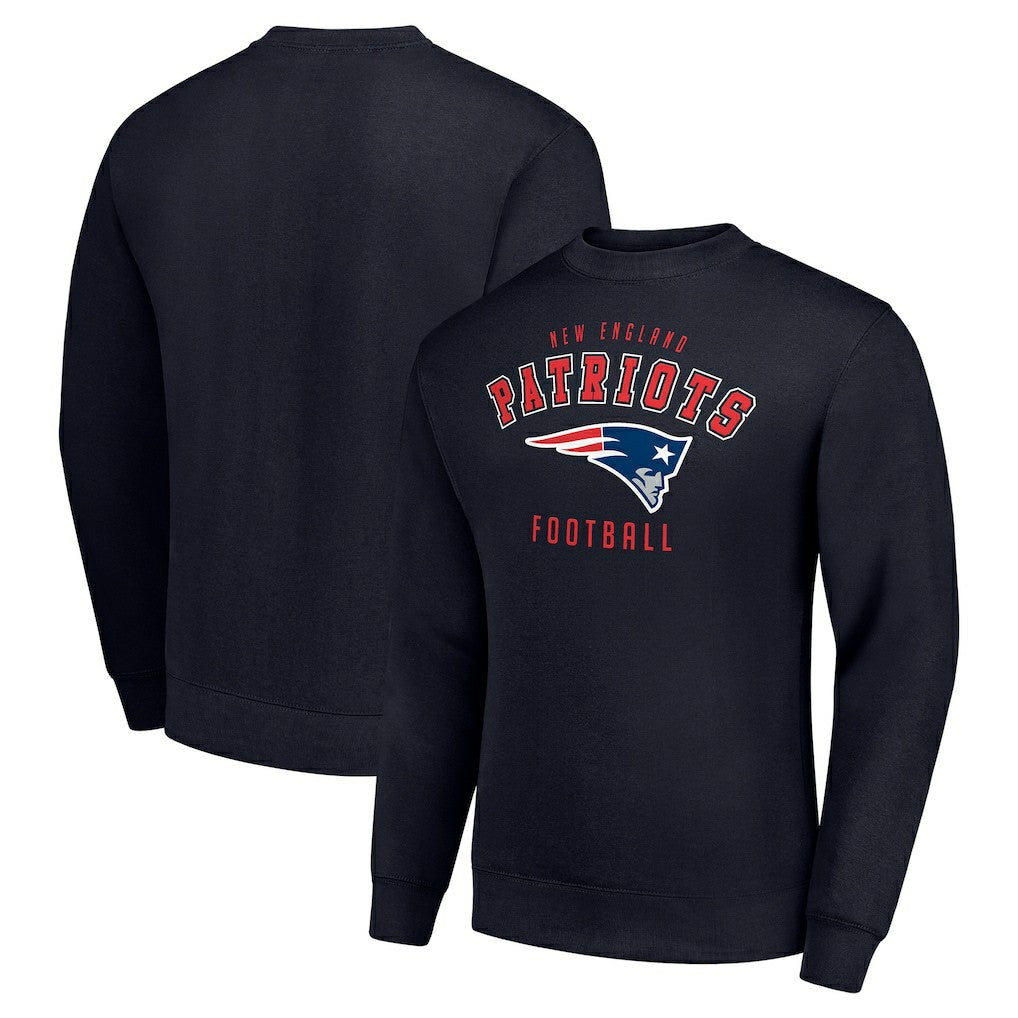Starter Team Logo Pullover Sweatshirt - New England Patriots Pullover