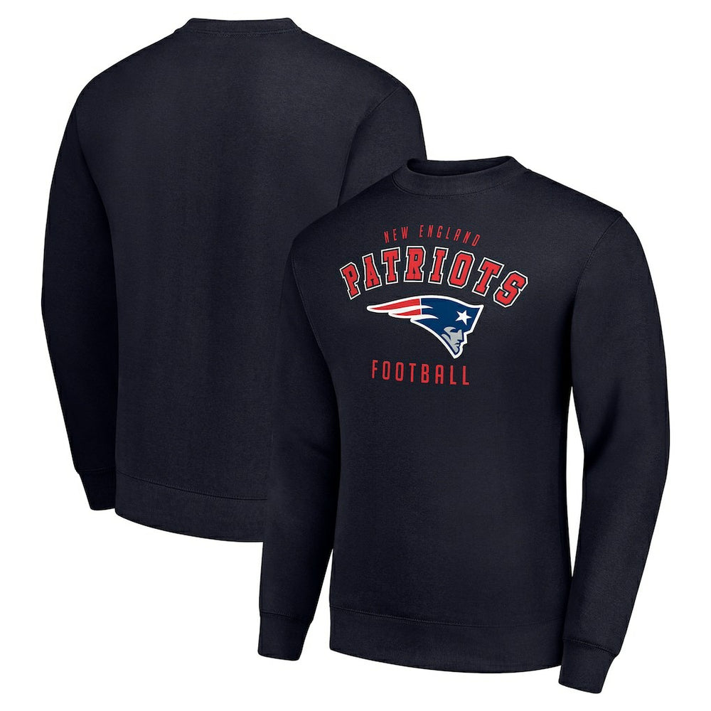 Starter Team Logo Pullover Sweatshirt - New England Patriots Pullover