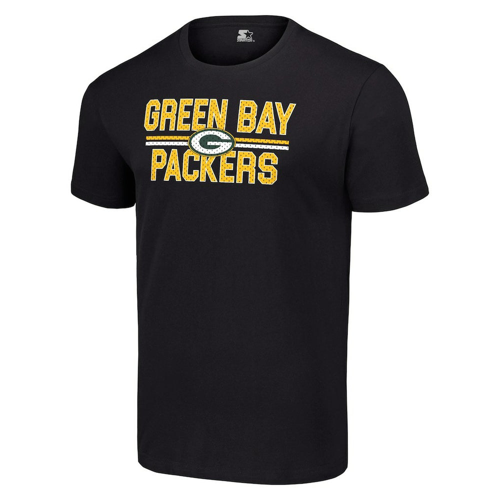Starter Team Mesh Print Graphic T-Shirt - Green Bay Packers T-shirts