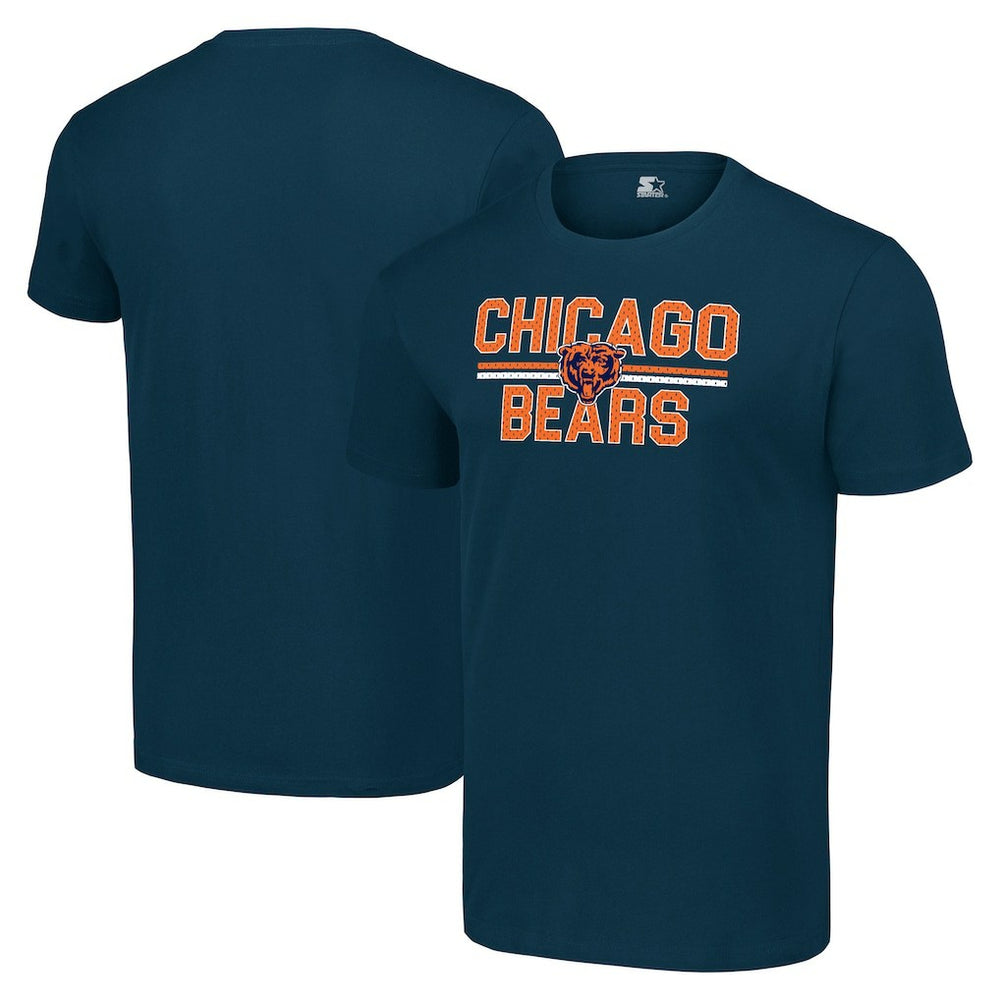 Starter Team Mesh Print Graphic T-Shirt - Chicago Bears T-shirts
